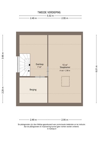 Floorplan - Brouwerskamp 19, 4175 EB Haaften